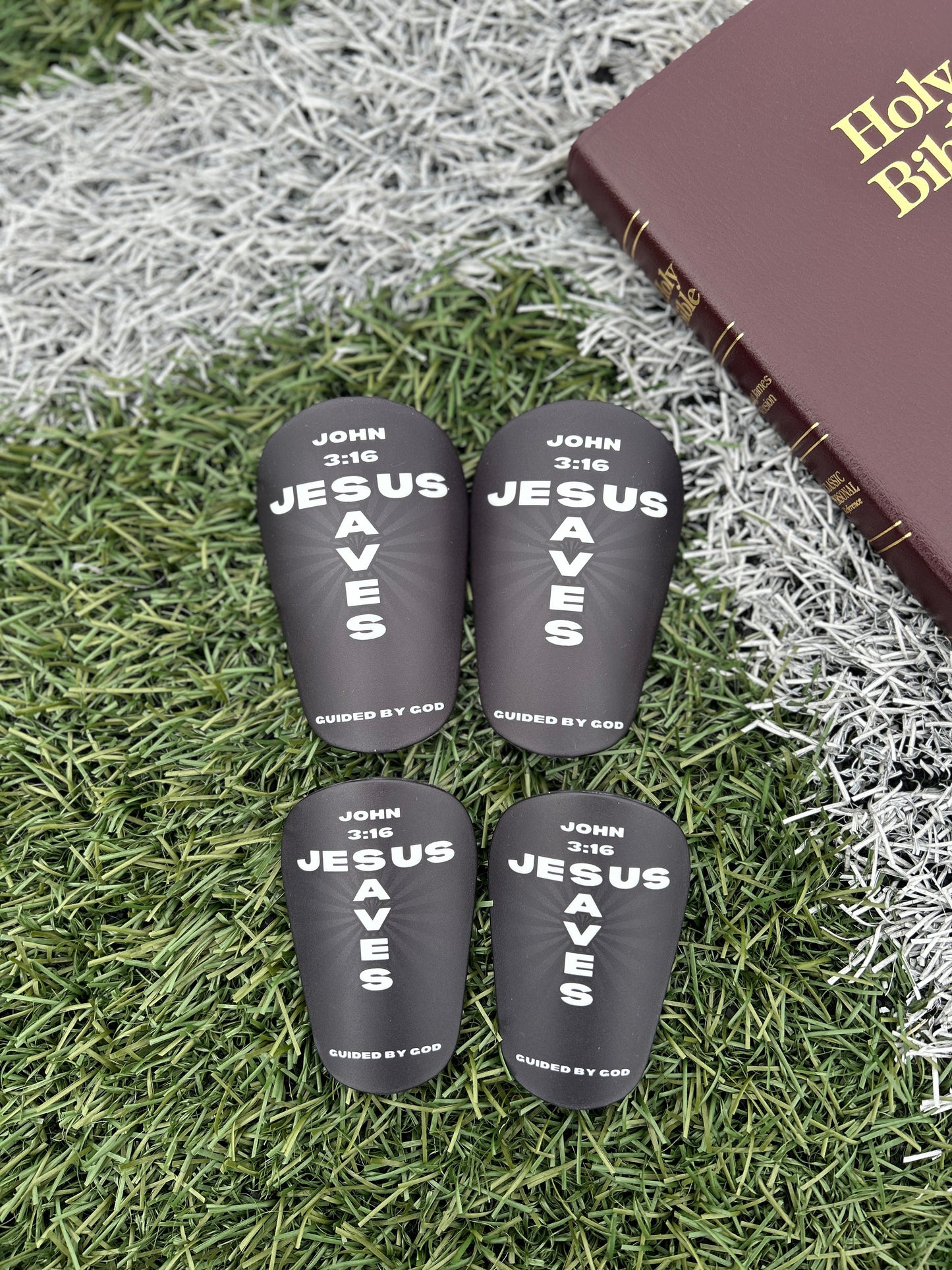Jesus Saves (Mini Shinguards)