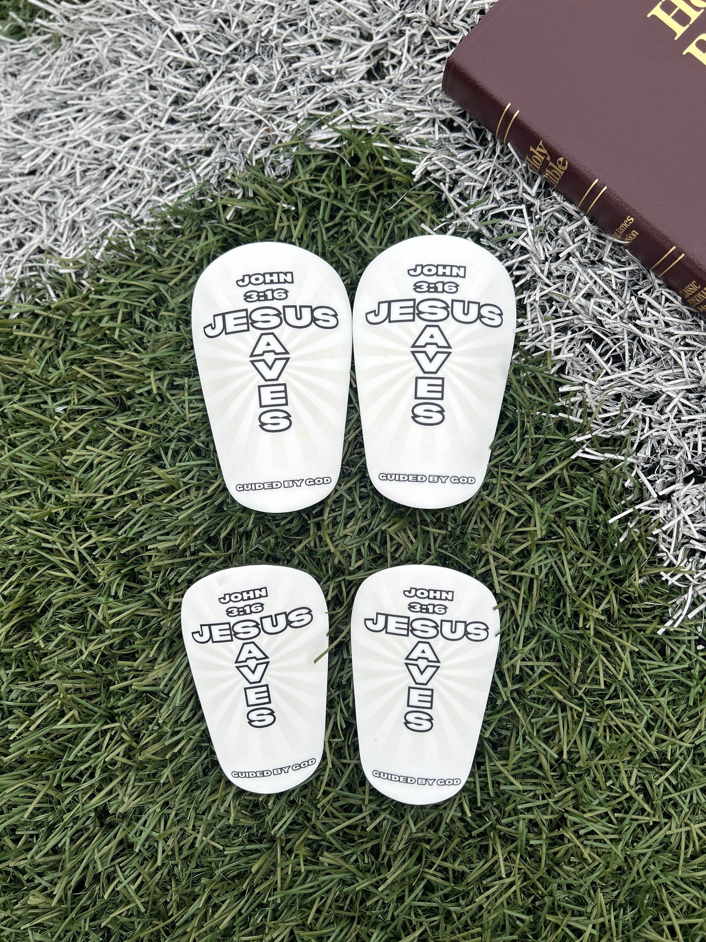 Jesus Saves (Mini Shinguards)