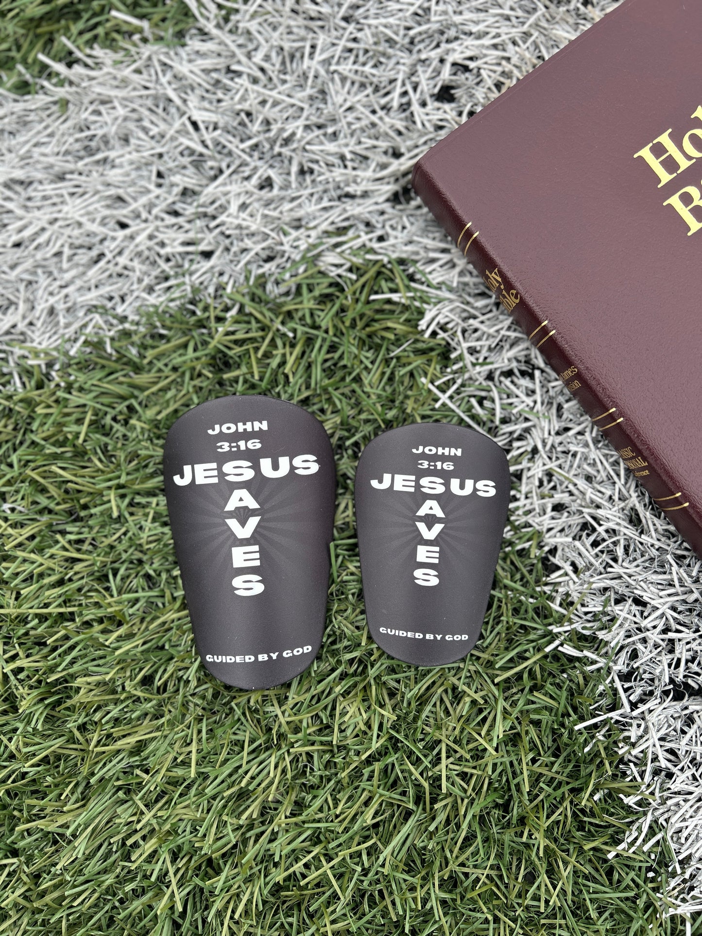Jesus Saves (Mini Shinguards)