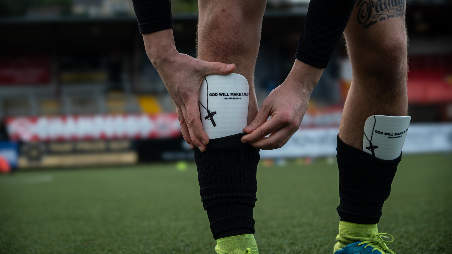 God Will Make A Way Shin Guards
