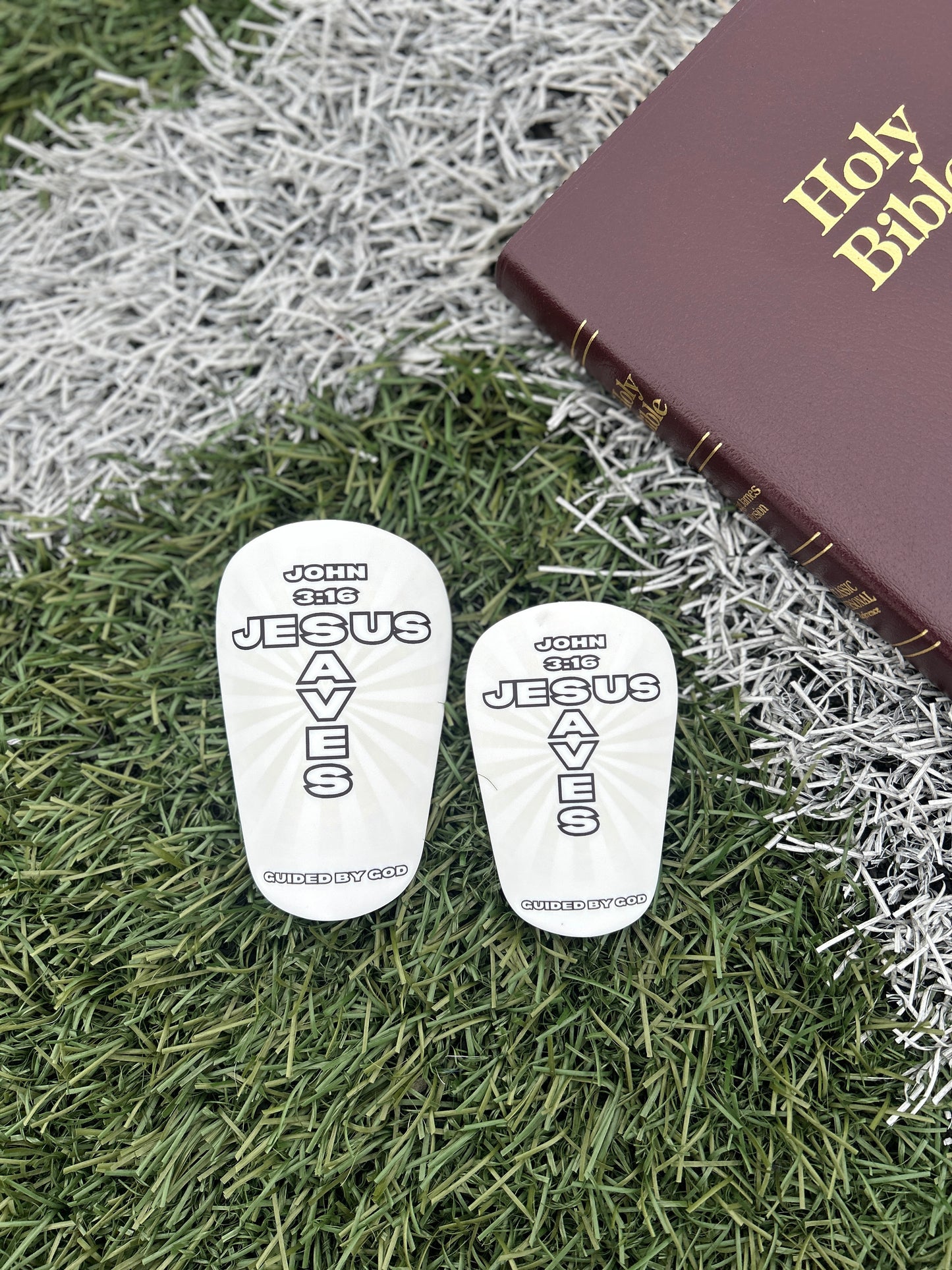 Jesus Saves (Mini Shinguards)