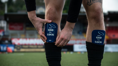 Just God Not Luck Shin Guards