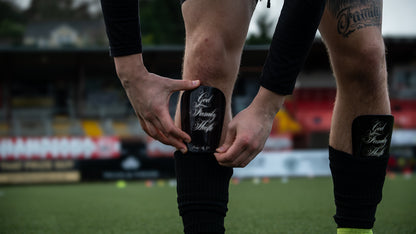 God, Family, Hustle Shin Guards