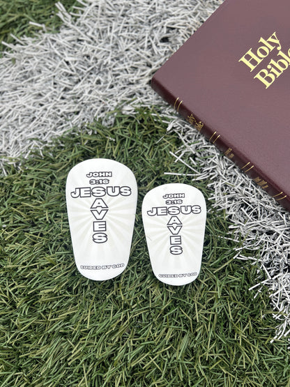 Jesus Saves (Mini Shinguards)